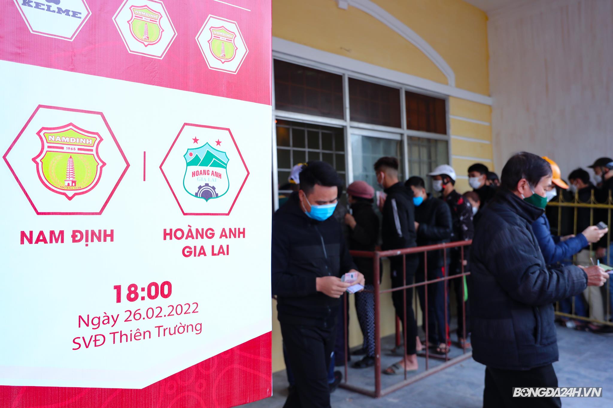 CĐV Nam Định SVĐ Thiên Trường