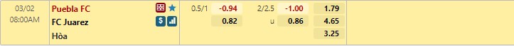 Puebla vs Juarez