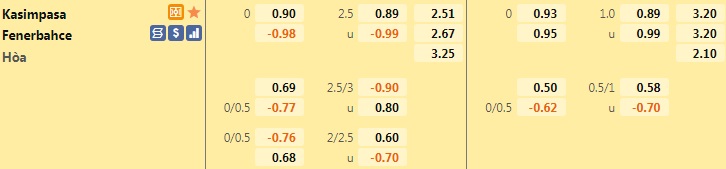 Kasimpasa vs Fenerbahce