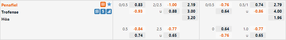 Penafiel vs Trofense
