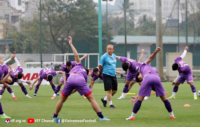 ĐT Việt Nam mất 3 cầu thủ ở buổi tập chiều 17/3.
