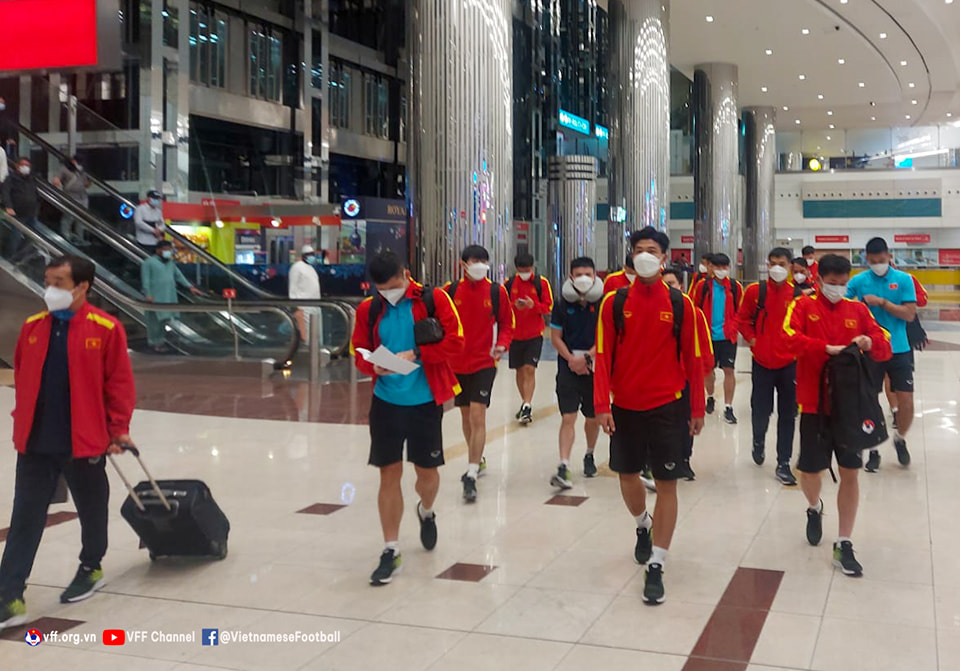 U23 Việt Nam đã tới Dubai U23 Việt Nam đã tới Dubai
