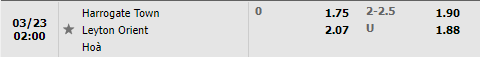 Harrogate vs Leyton Orient