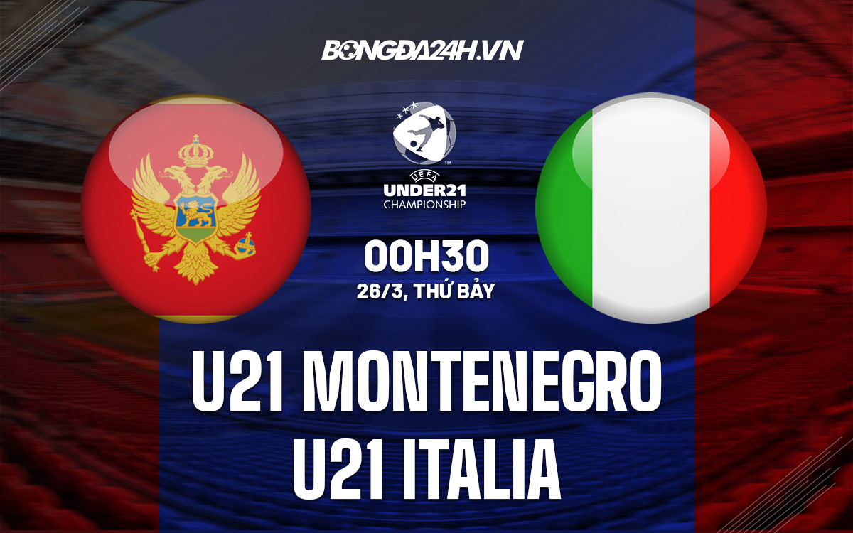 U21 Montenegro vs U21 Italia
