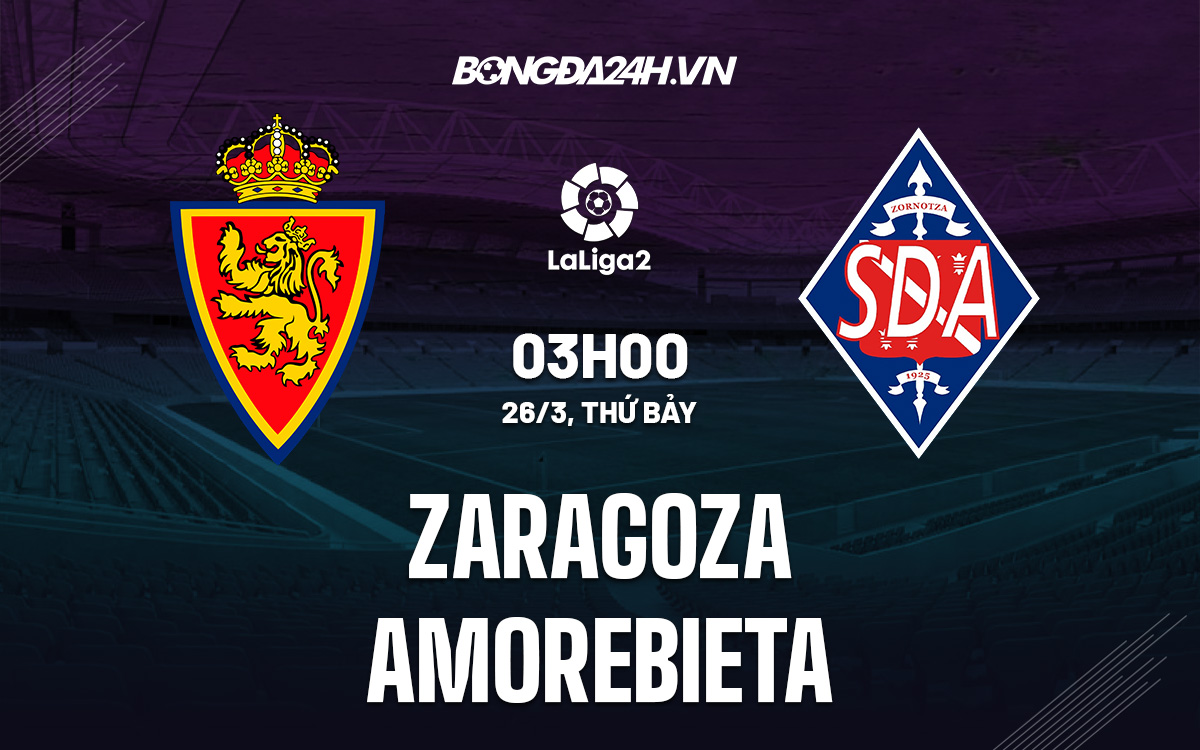 Zaragoza vs Amorebieta