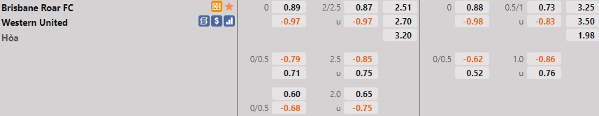 Brisbane Roar vs Western United