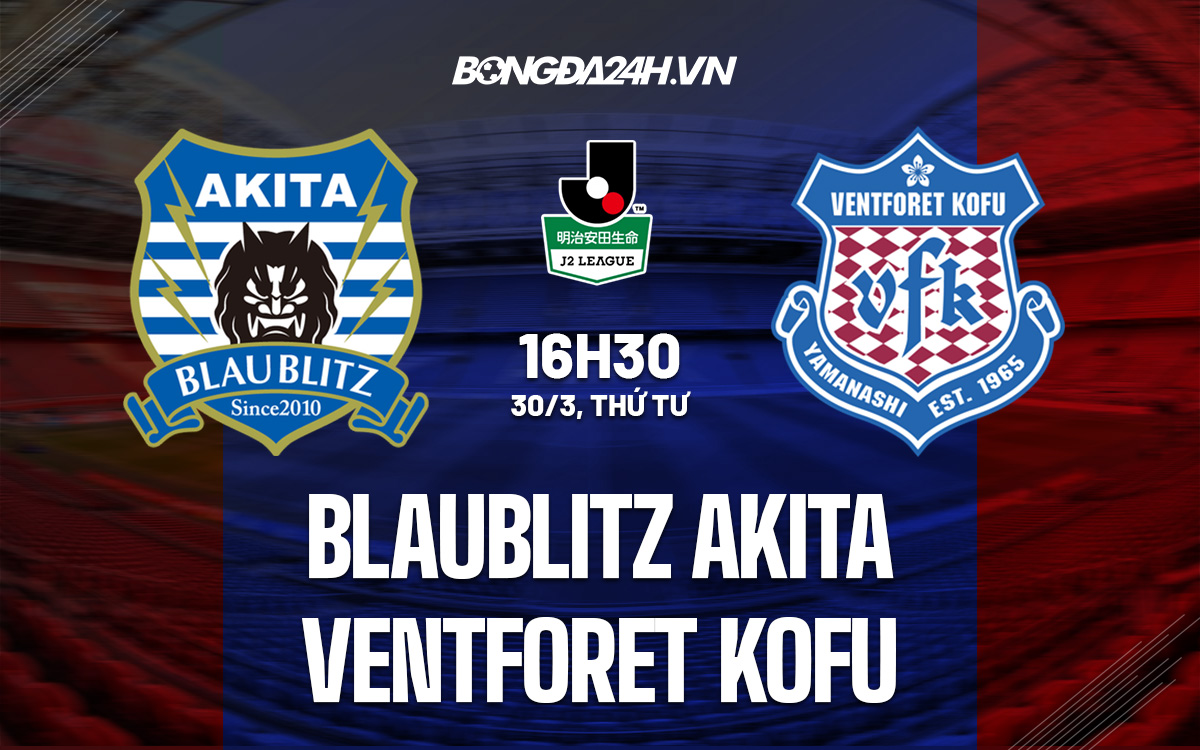 Blaublitz Akita vs Ventforet Kofu