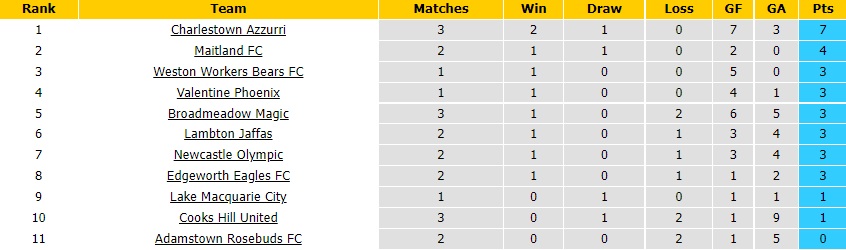 Cooks Hill vs Charlestown Azzurri