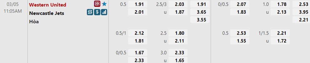 Western United vs Newcastle Jets