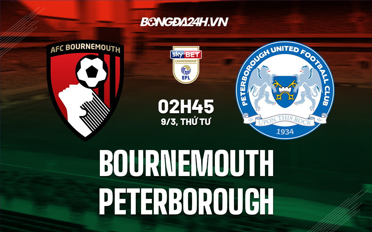 Bournemouth vs Peterborough