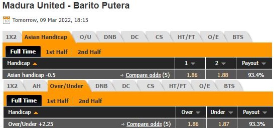 Madura vs Barito Putera