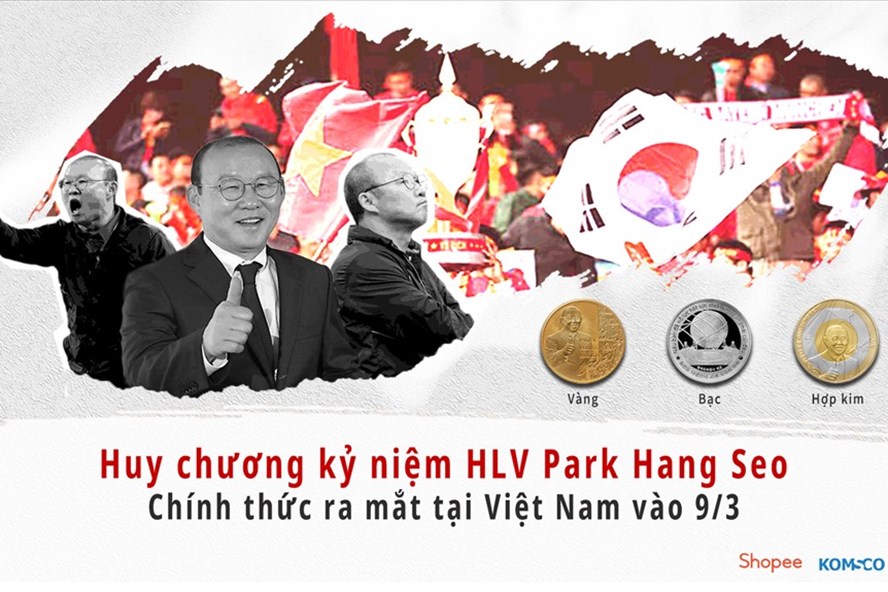 HLV Park Hang Seo ra mắt kỷ niệm chương