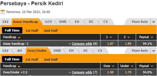 Persebaya Surabaya vs Persik Kediri