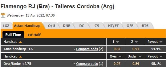 Flamengo vs Talleres