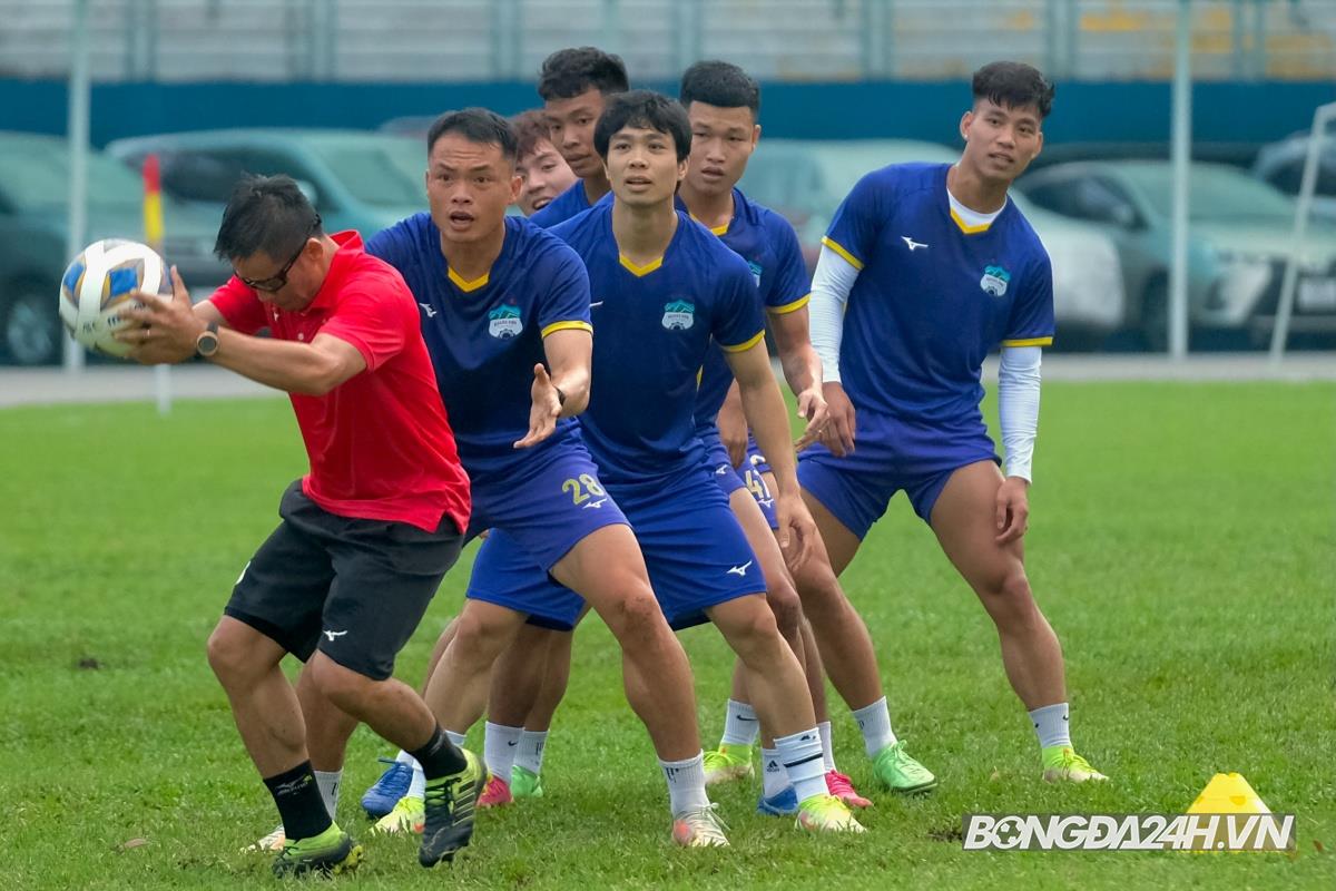 Buổi tập của HAGL trước trận ra quân AFC Champions League