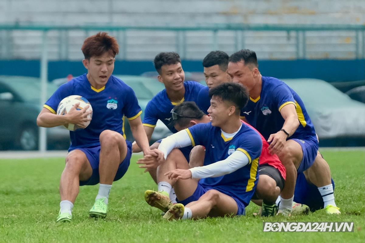 Buổi tập của HAGL trước trận ra quân AFC Champions League