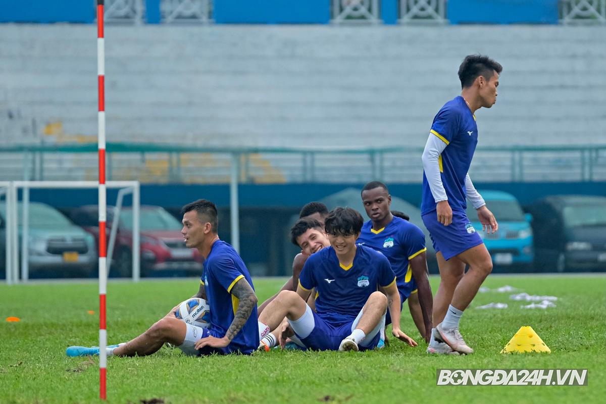 Buổi tập của HAGL trước trận ra quân AFC Champions League