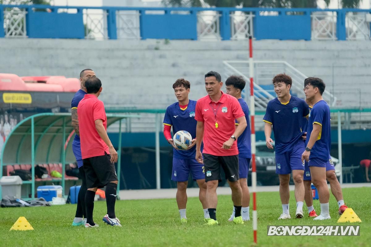 Buổi tập của HAGL trước trận ra quân AFC Champions League