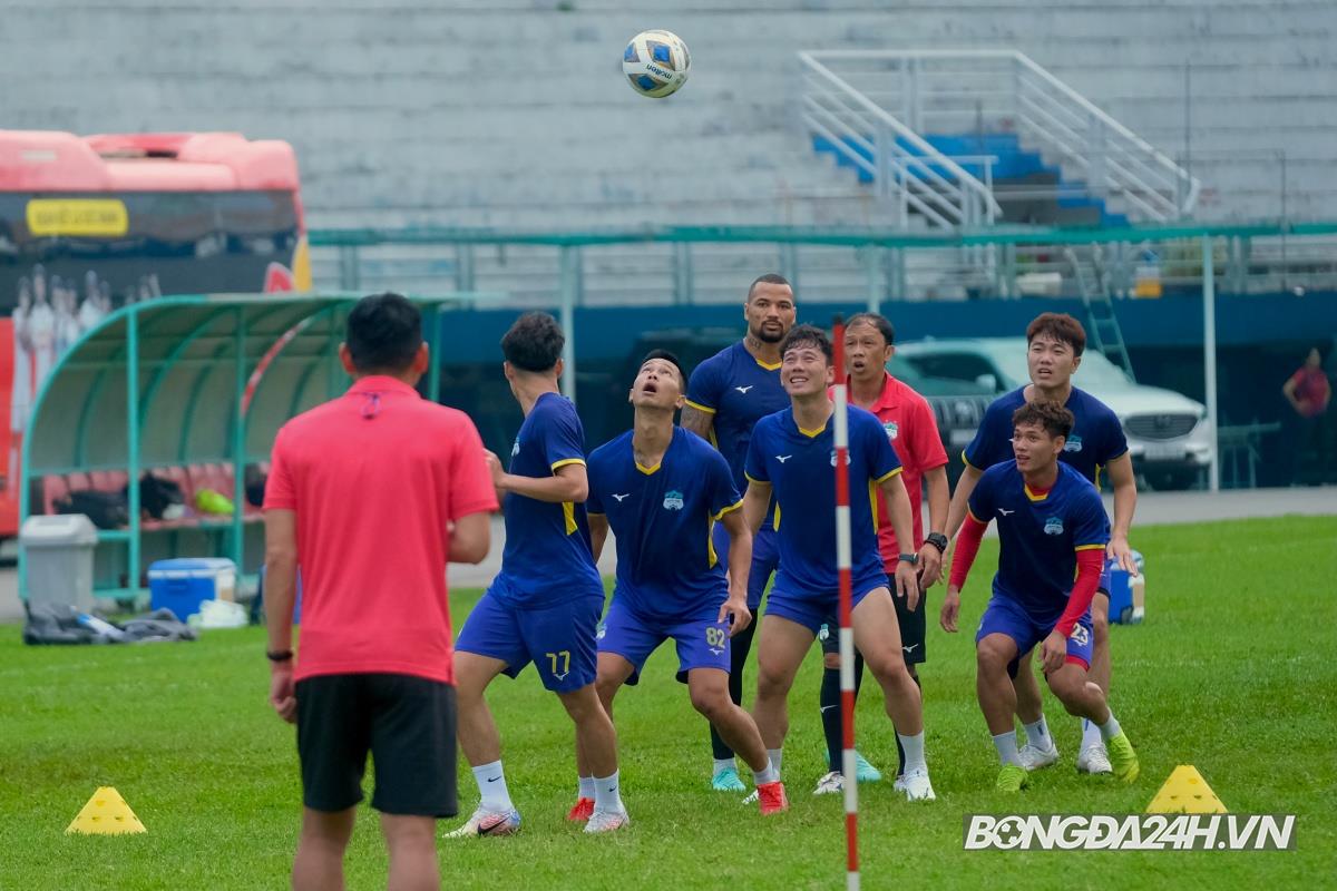 Buổi tập của HAGL trước trận ra quân AFC Champions League