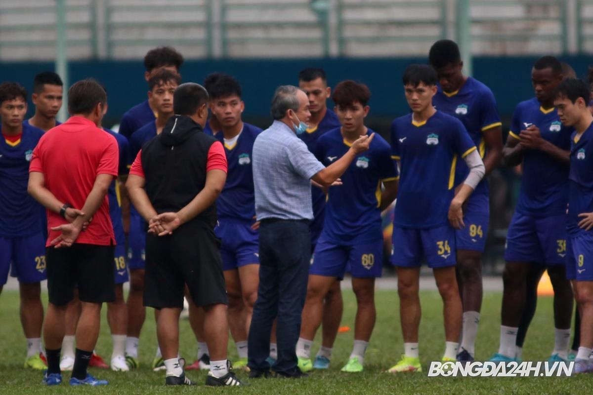 Buổi tập của HAGL trước trận ra quân AFC Champions League