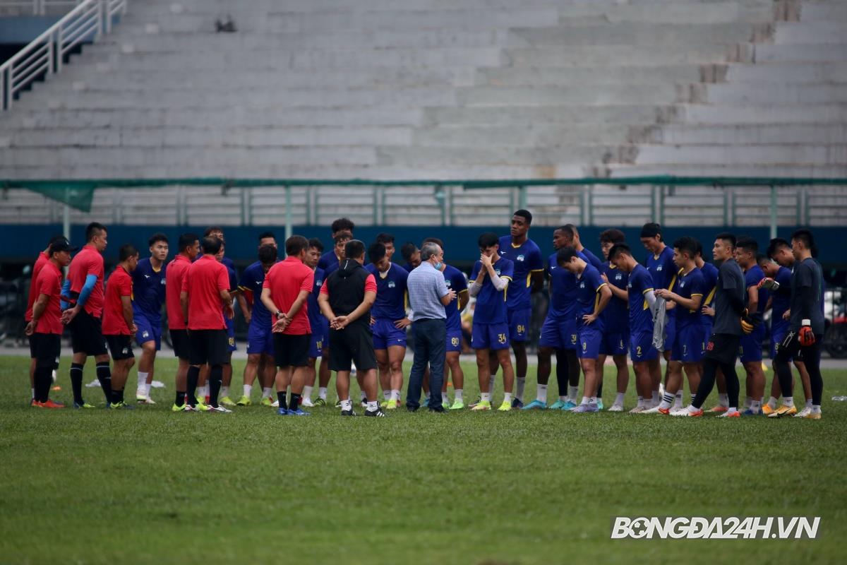 Buổi tập của HAGL trước trận ra quân AFC Champions League