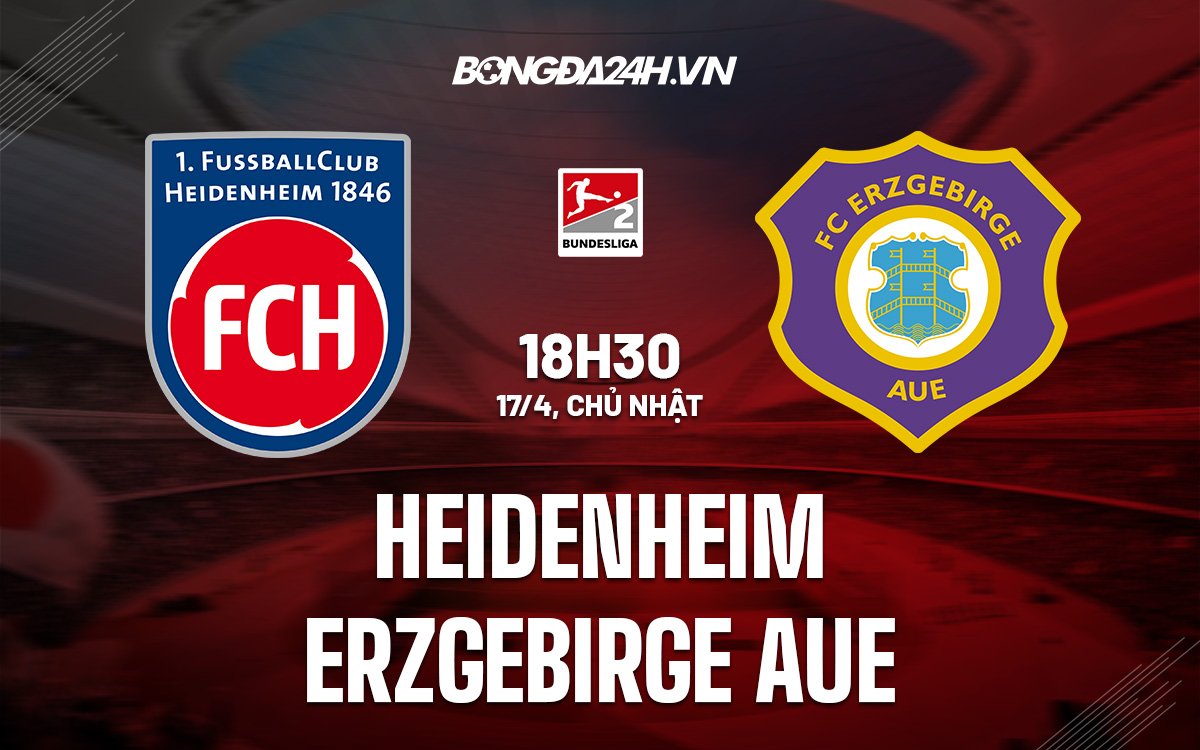 Heidenheim vs Erzgebirge Aue