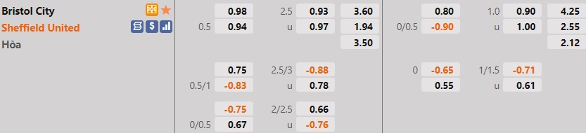 Bristol City vs Sheffield United