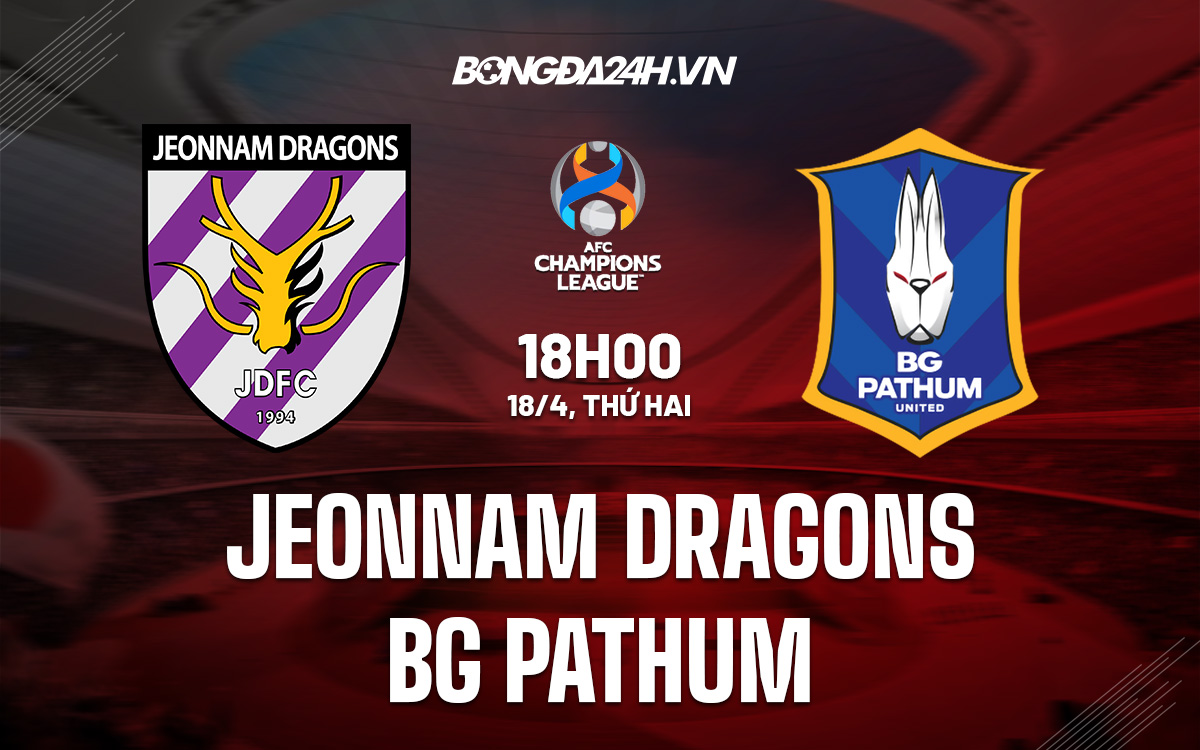 Jeonnam Dragons vs BG Pathum