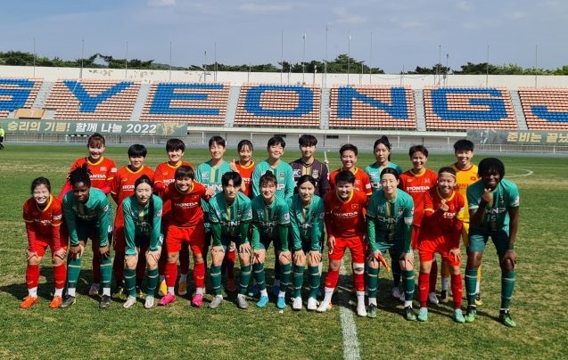 ĐT nữ Việt Nam giành kết quả thi đấu rất khả quan tại Hàn Quốc