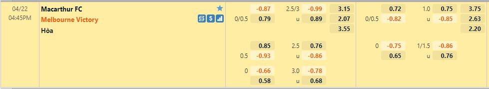 Macarthur vs Melbourne Victory