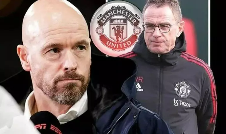 Hành động cuối của HLV Ralf Rangnick với MU hình ảnh