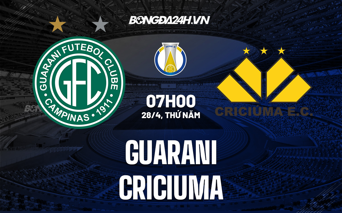 Soi kèo Guarani vs Criciuma 7h00 ngày 284 Hạng 2 Brazil 2022 hình ảnh