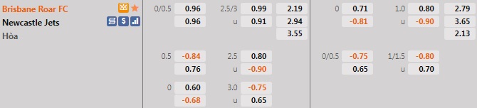 Brisbane Roar vs Newcastle Jets