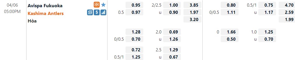 Avispa Fukuoka vs Kashima Antlers