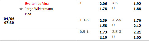 Everton CD vs Jorge Wilstermann