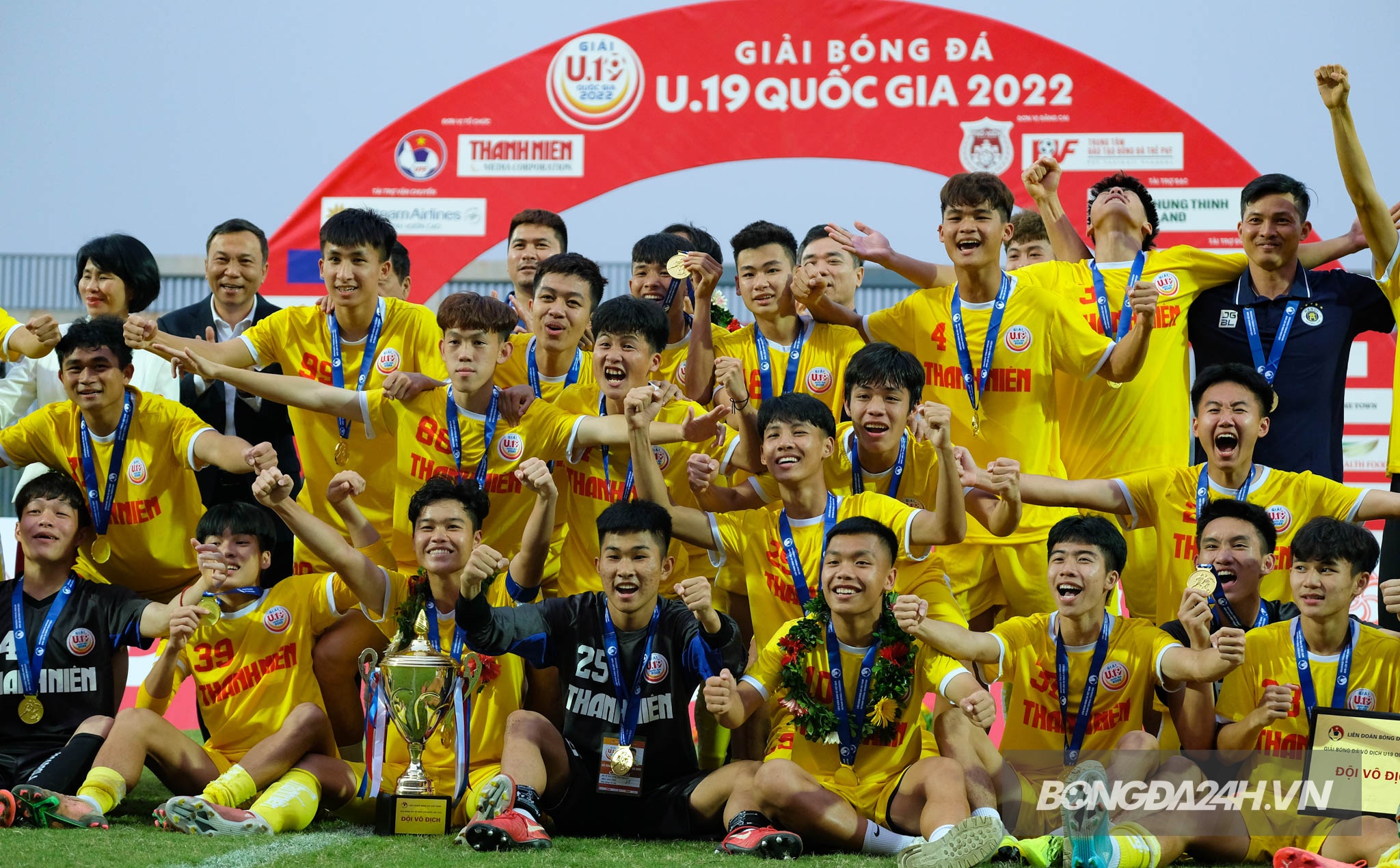 U19 Hà Nội vô địch U19 Quốc gia sau trận thắng U19 Viettel