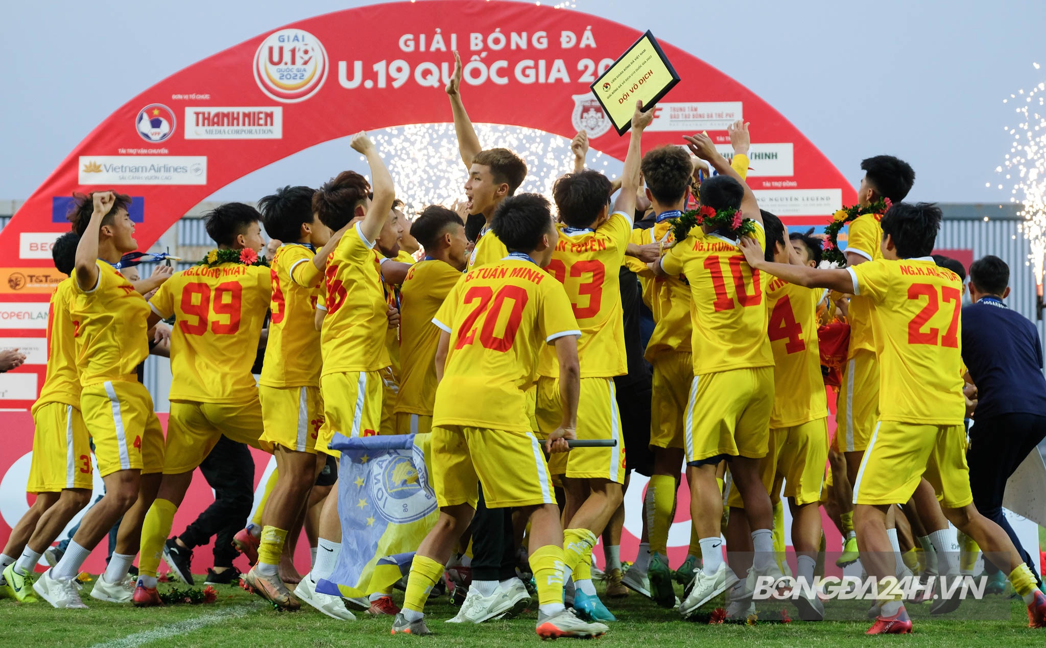 U19 Hà Nội vô địch U19 Quốc gia sau trận thắng U19 Viettel