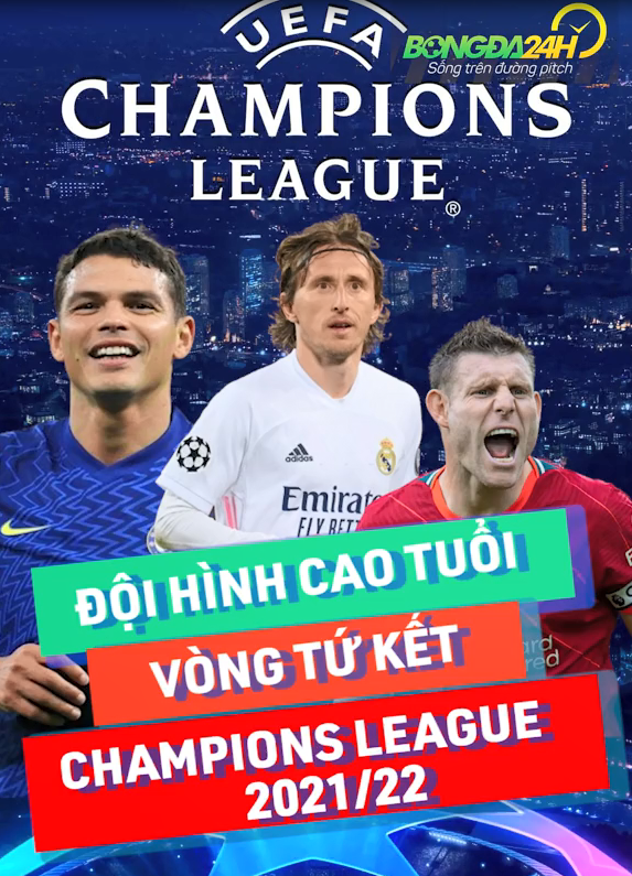 VIDEO Đội hình những ông già gân ở tứ kết Champions league 2022 hình ảnh VIDEO Đội hình những ông già gân ở tứ kết Champions league 2022 hình ảnh