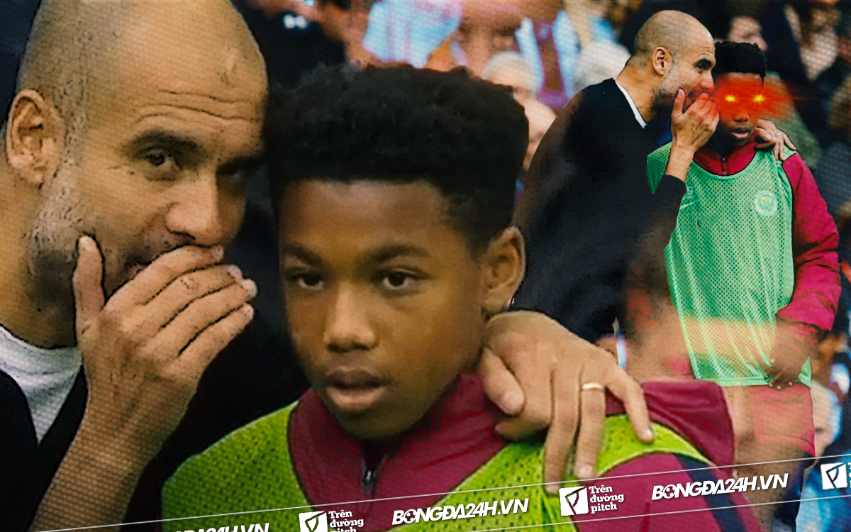 Đội nhặt bóng của Pep Guardiola hình ảnh