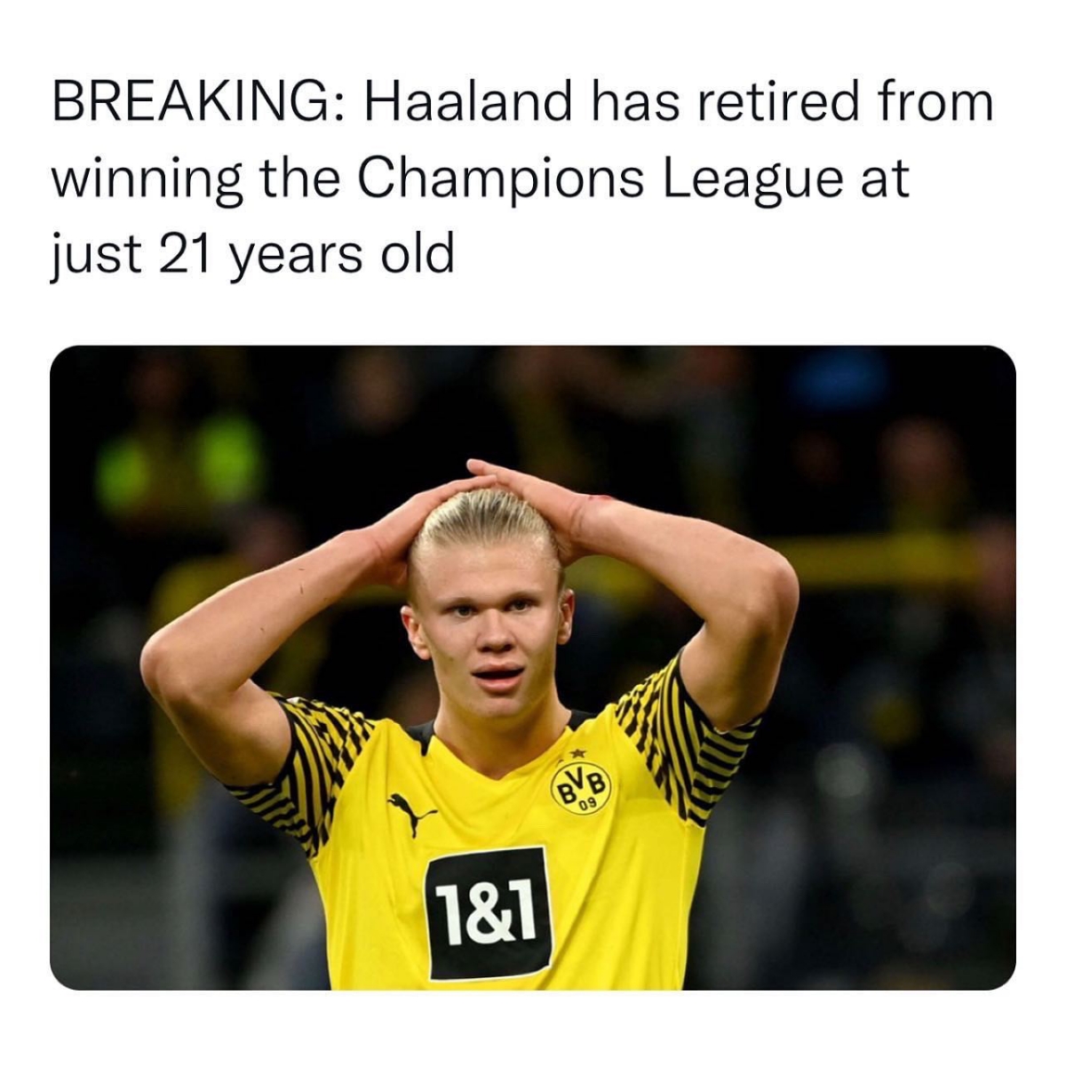 ảnh chế Haaland sang Man City