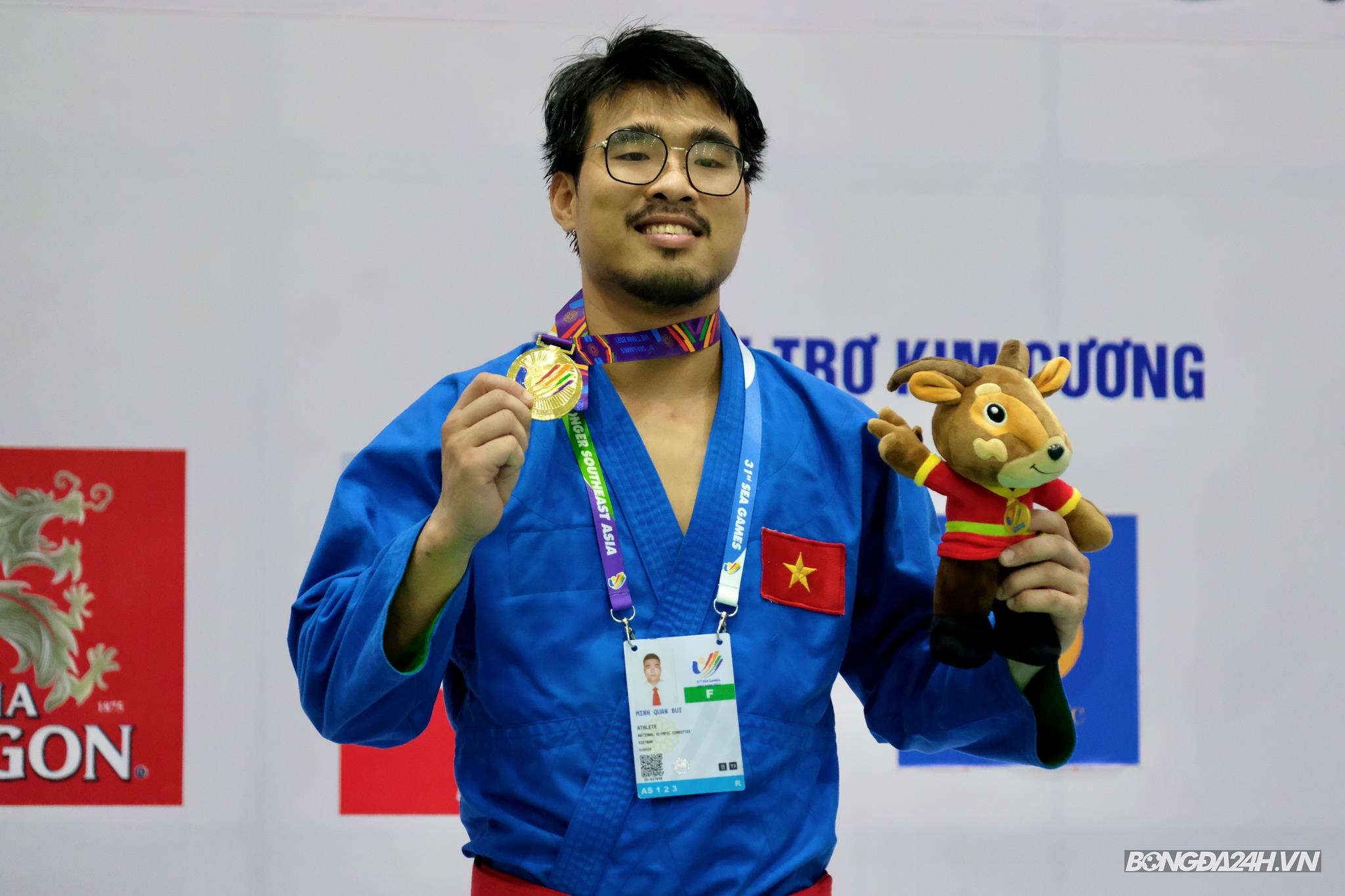 Bùi Minh Quân Kurash vàng 10/5