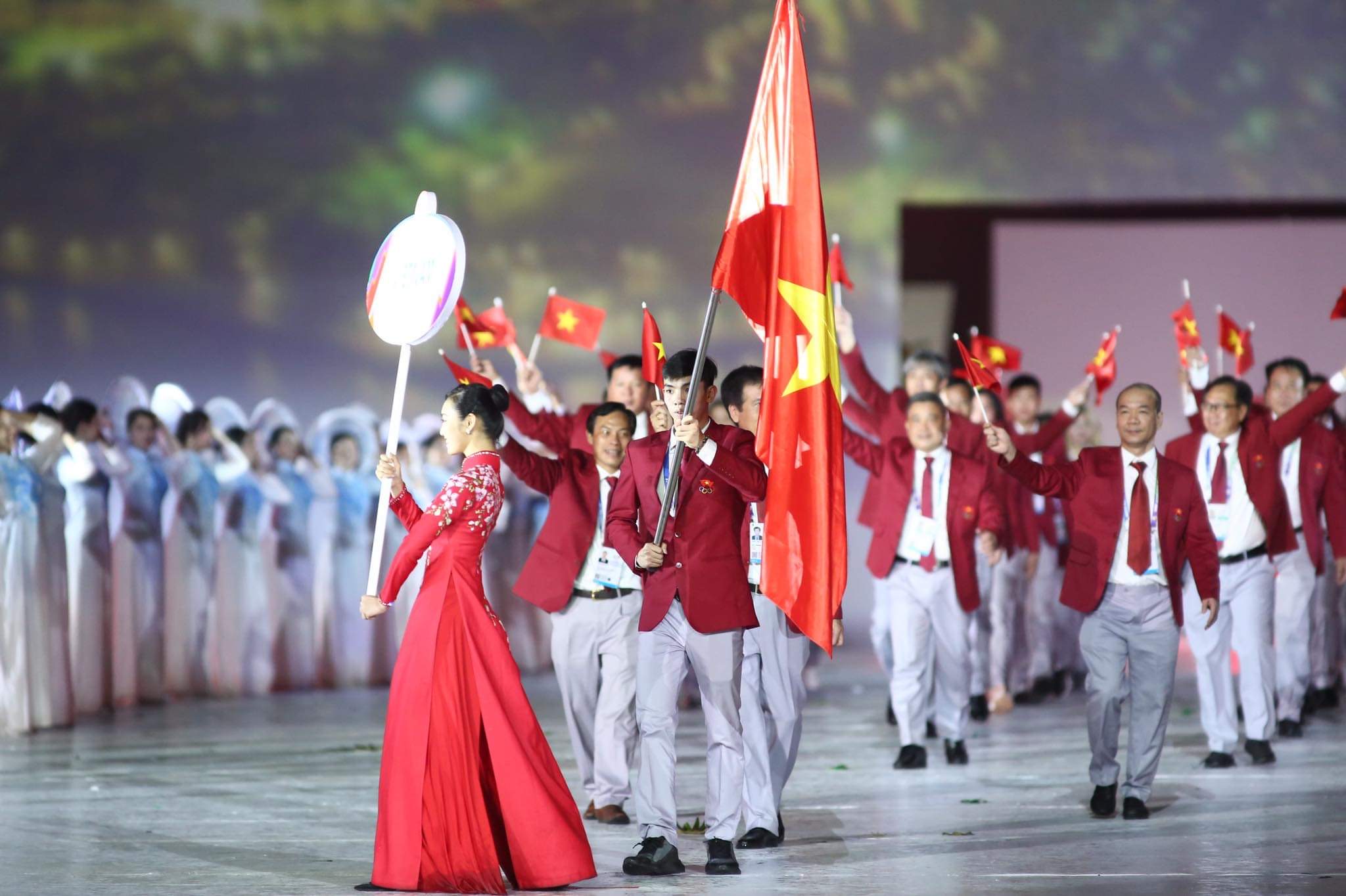 Đoàn Thể thao Việt Nam trong Lễ khai mạc SEA Games 31