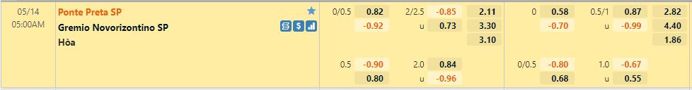 Ponte Preta vs Novorizontino Ponte Preta vs Novorizontino