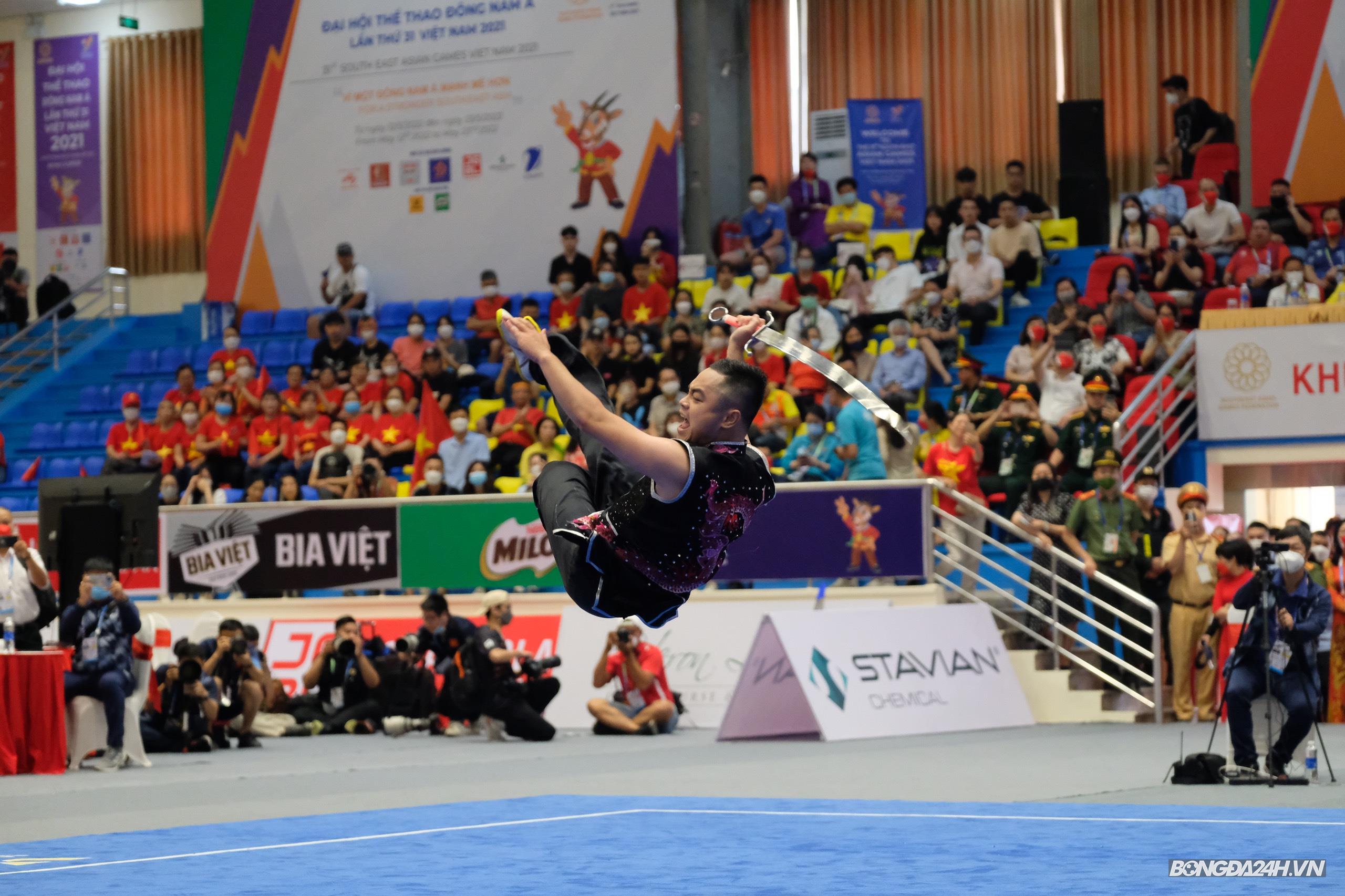 Phạm Quốc Khánh giành HCV Wushu SEA Games 31 hình ảnh Phạm Quốc Khánh giành HCV Wushu SEA Games 31 hình ảnh