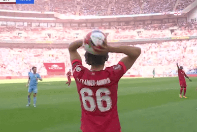 Tầm quan trọng của những cú ném biên thương hiệu Trent Alexander - Arnold