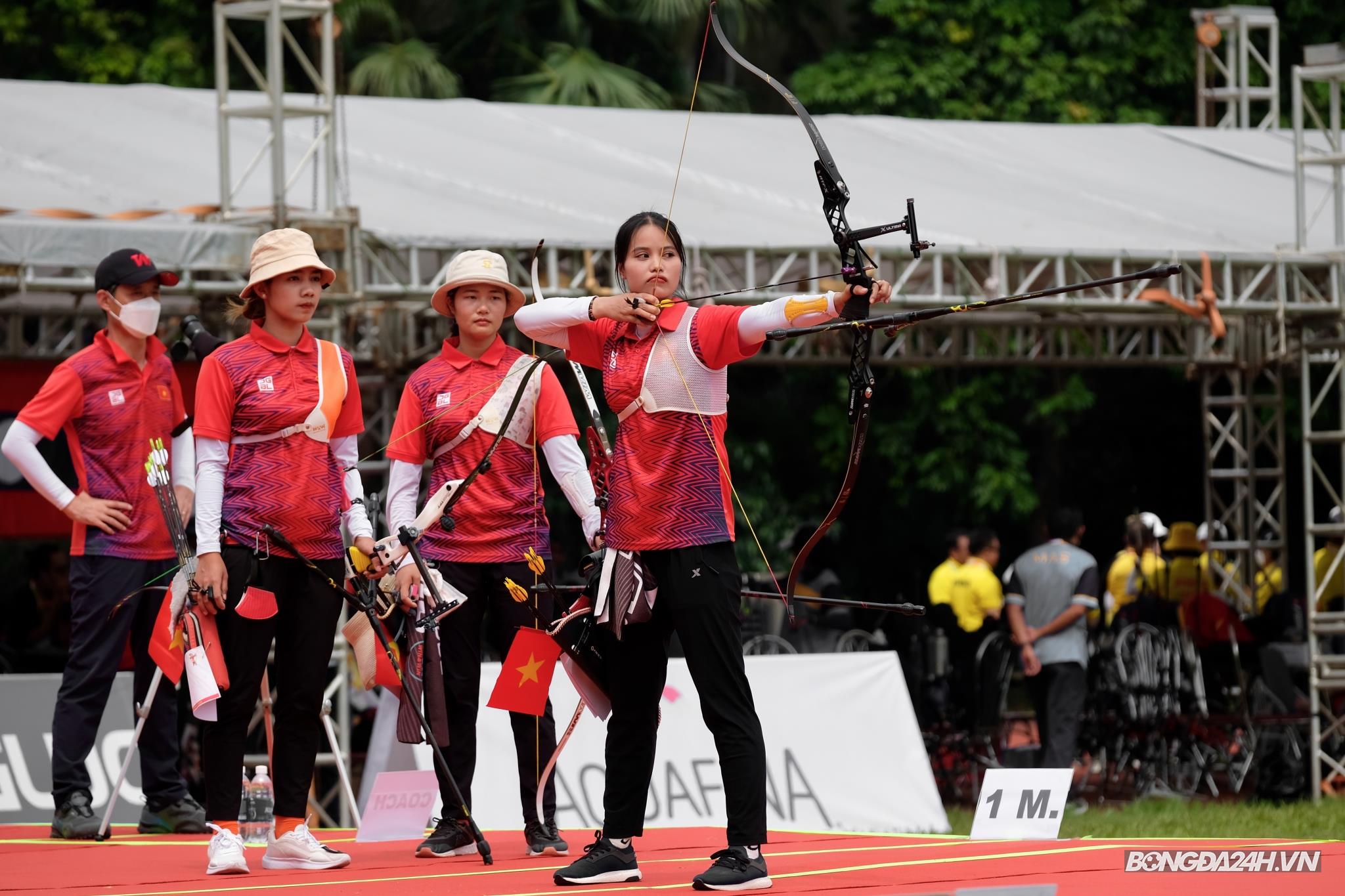 Ánh Nguyệt bắn cung 18/5 HCB SEA Games 31