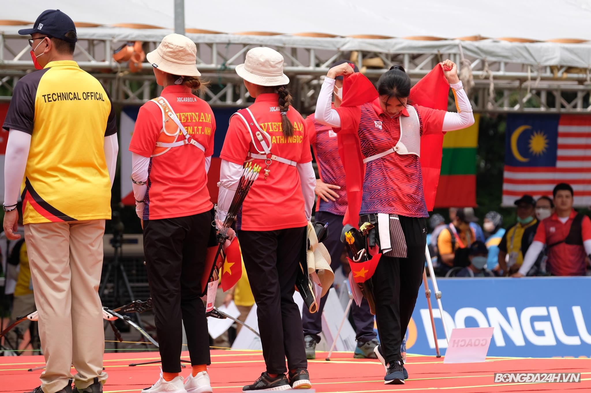 Ánh Nguyệt bắn cung 18/5 HCB SEA Games 31