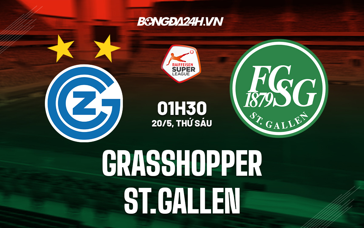 Soi kèo Grasshopper vs StGallen 1h30 205 VĐQG Thụy Sĩ 202122 hình ảnh