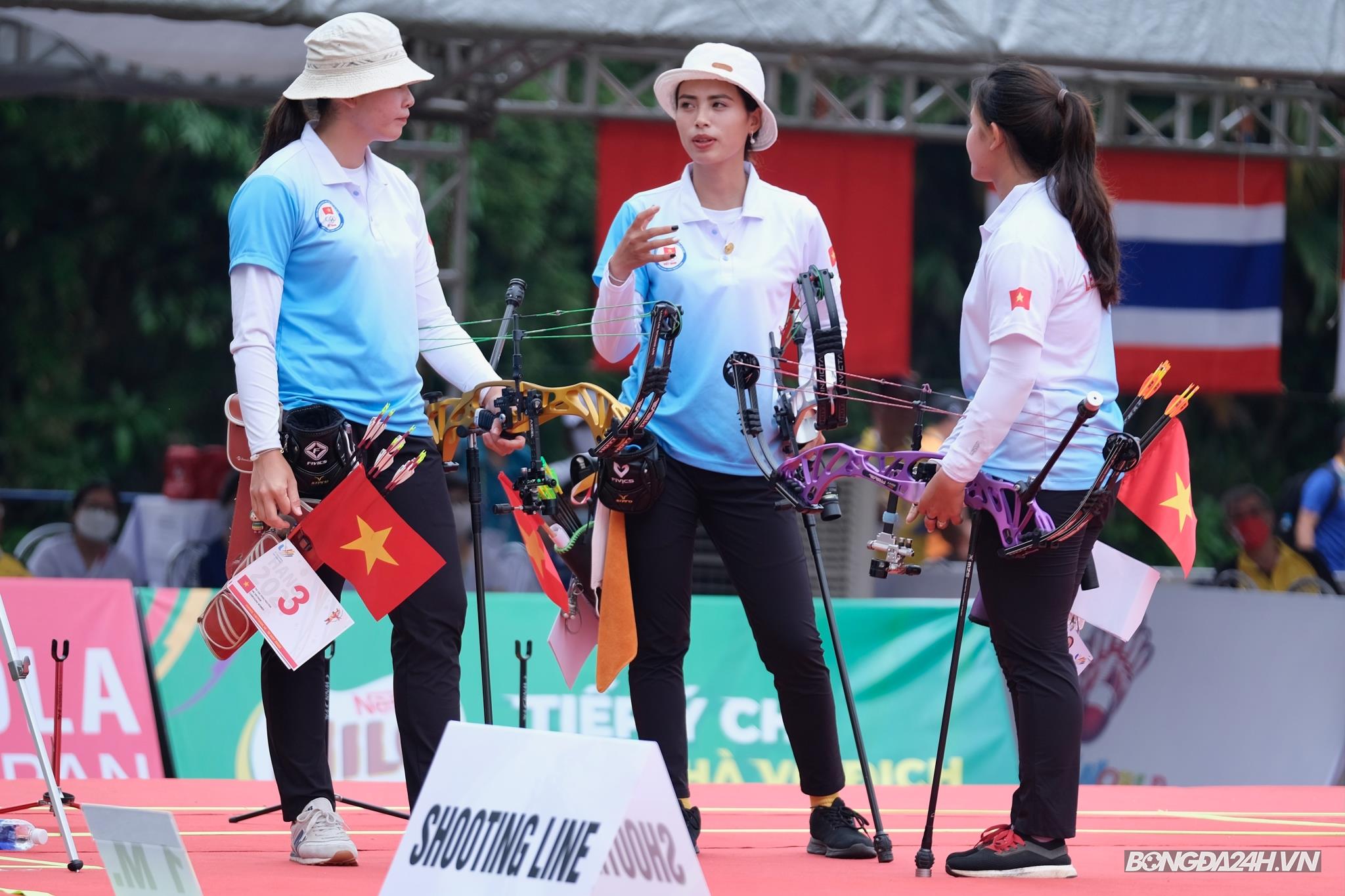 Lê Phương Thảo bắn cung HCB cung 3 dây cá nhân và đồng đội SEA Games 31