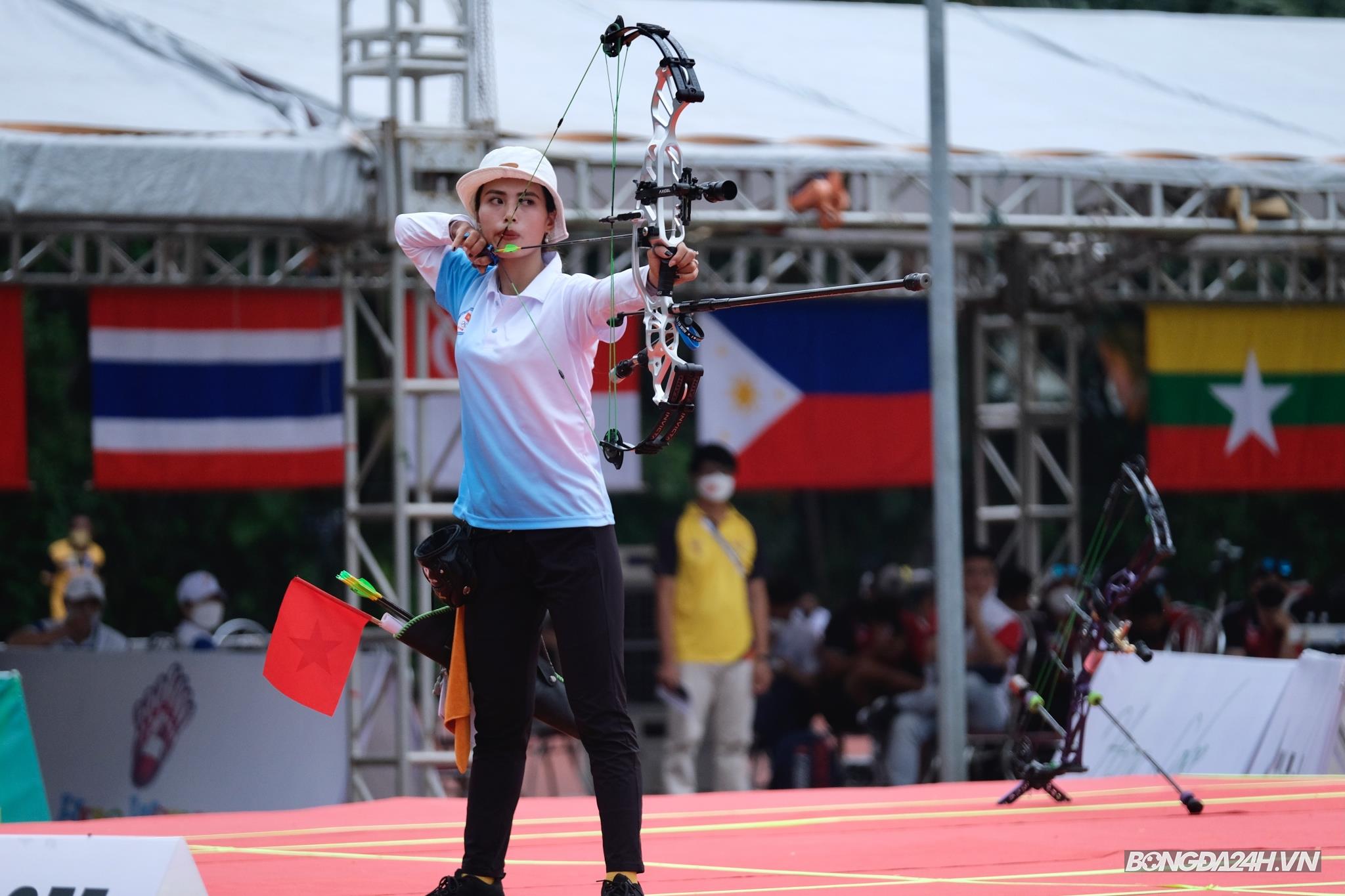 Lê Phương Thảo bắn cung HCB cung 3 dây cá nhân và đồng đội SEA Games 31